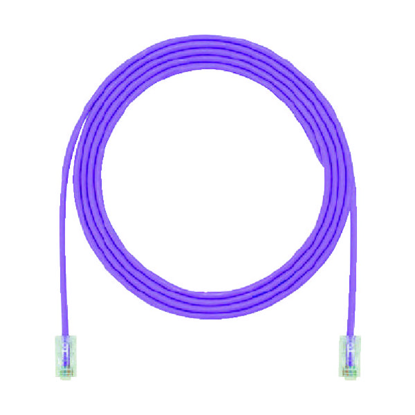 パンドウイットコーポレーション パンドウイット カテゴリ6細径パッチコード 2m 紫 UTP28SP2MVL 1本 785-3394（直送品）