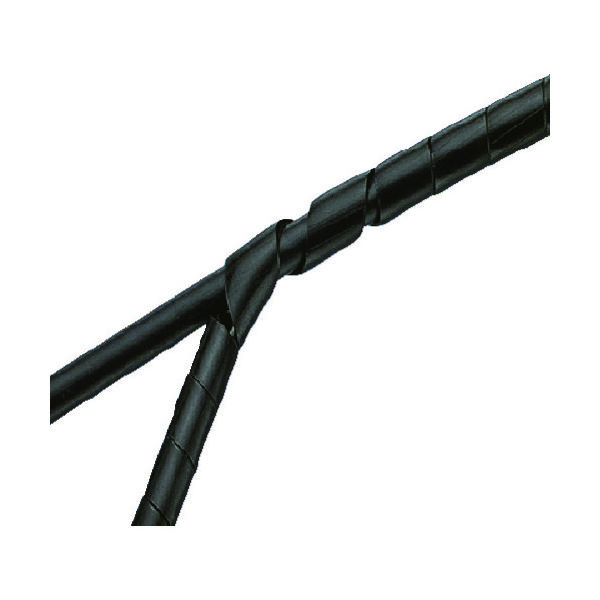 パンドウイットコーポレーション パンドウイット スパイラルラッピング ハロゲンフリー難燃性ナイロン6 黒 T25NZFR-C20 1巻（直送品）