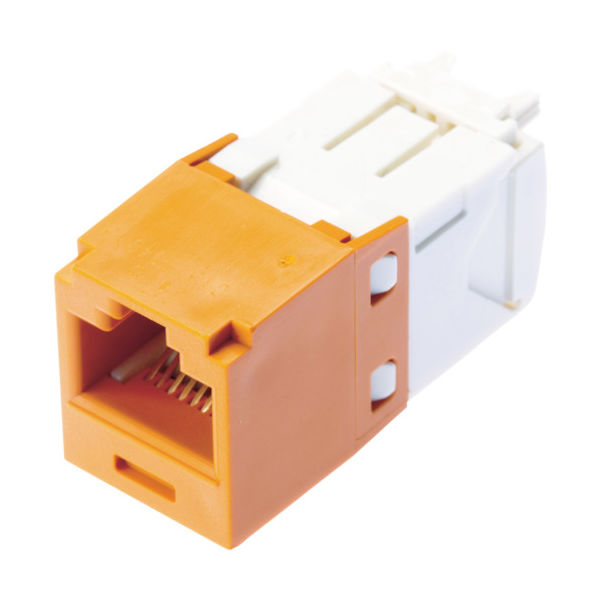 パンドウイットコーポレーション パンドウイット カテゴリ6モジュラージャック オレンジ CJ688TGOR 1個 114-1021（直送品）