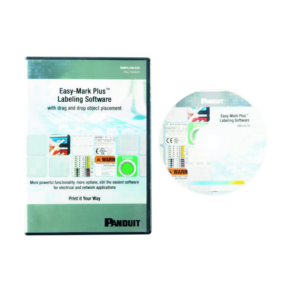 パンドウイットコーポレーション（PANDUIT） パンドウイット ラベル印字ソフト EMPLUS-CD 1枚 114-1005（直送品）