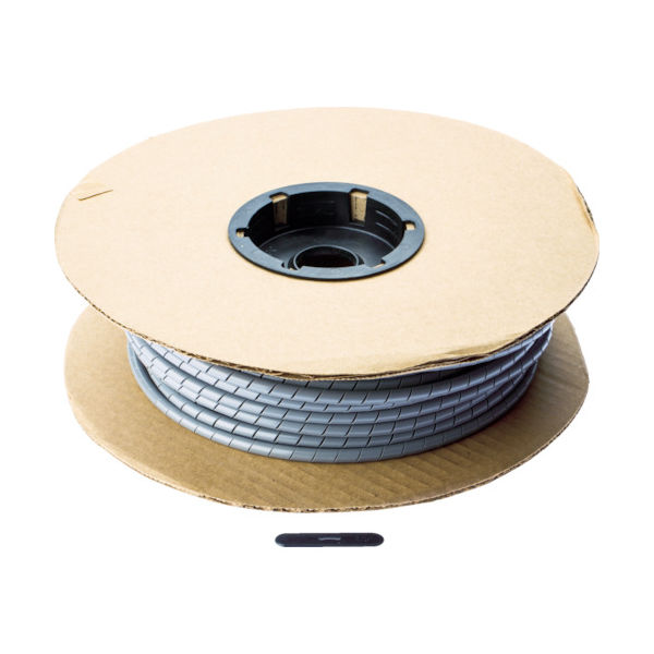 パンドウイットコーポレーション パンドウイット スパイラルラッピング ポリエチレン グレー T50F-C8 1巻 818-0562（直送品）