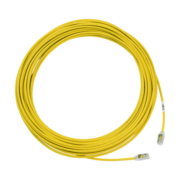 パンドウイットコーポレーション PANDUIT カテゴリ6A細径シールドパッチコード 1m 黄 STP28X1MYL 1本 836-7601（直送品）