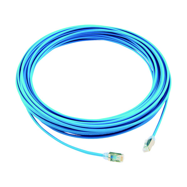 パンドウイットコーポレーション PANDUIT カテゴリ6A細径シールドパッチコード 20m 青 STP28X20MBU 1本（直送品）