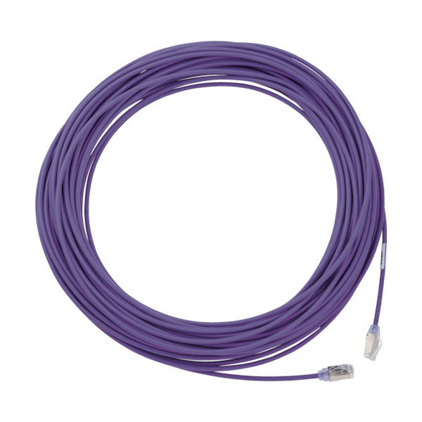 パンドウイットコーポレーション PANDUIT カテゴリ6A細径シールドパッチコード 20m 紫 STP28X20MVL 1本（直送品）