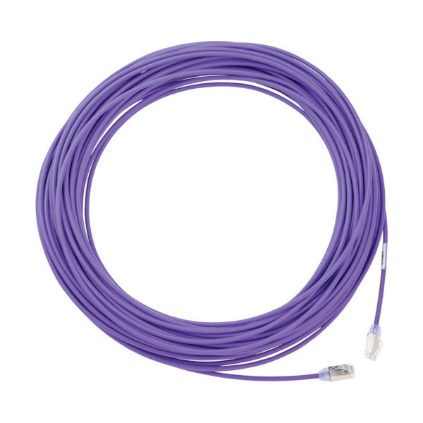 パンドウイットコーポレーション PANDUIT カテゴリ6A細径シールドパッチコード 30m 紫 STP28X30MVL 1本（直送品）