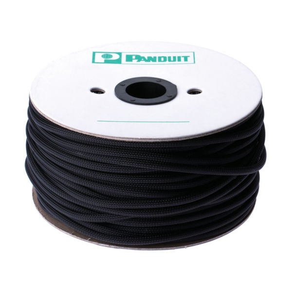 PANDUIT スーパーネットチューブ(ほつれ防止タイプ) 黒 外径6.4mm 60.96m SE25PSC-TR0 1巻（直送品）