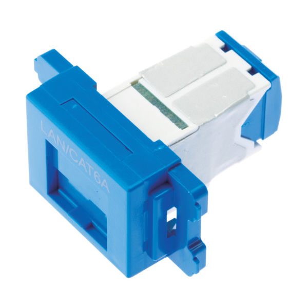 パンドウイットコーポレーション パンドウイット カテゴリ6AJISプレート用ジャックキット 青 JAOSSP6ATGBU 1個（直送品）