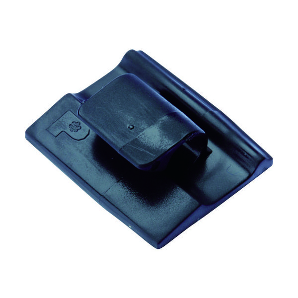 パンドウイット 固定具 コードクリップ ゴム系粘着テープ付 黒 (100個入) ACC19-A-C20 1袋(100個)（直送品）