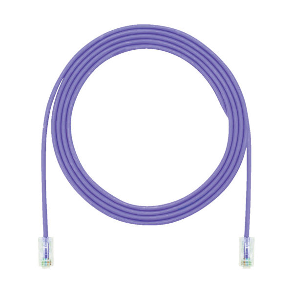 パンドウイットコーポレーション パンドウイット カテゴリ5E細径パッチコード 1m 紫 UTP28CH1MVL 1本 475-4972（直送品）