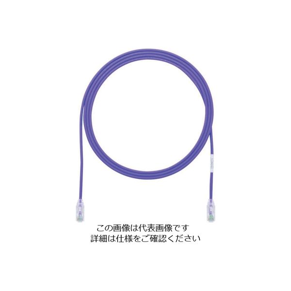 パンドウイットコーポレーション パンドウイット カテゴリ6細径パッチコード 5m 紫 UTP28SP5MVL 1本 475-5308（直送品）