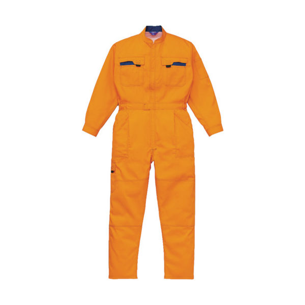 山田辰 AUTOーBI つなぎ服40000ー003オレンジー5L 40000-003-5L 1着 836-3787（直送品）