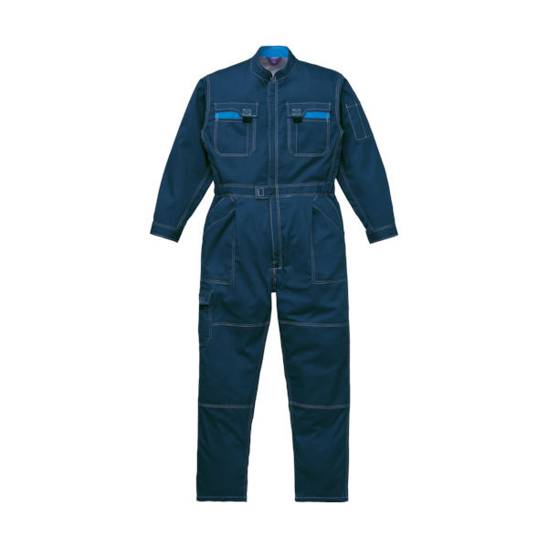 山田辰 AUTOーBI つなぎ服40000ー001ネイビーブルーーLL 40000-001-LL 1着 824-6047（直送品）