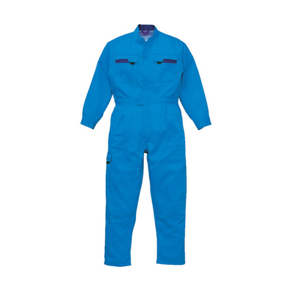 山田辰 AUTOーBI つなぎ服40000ー004スカイブルーー5L 40000-004-5L 1着 836-3784（直送品）