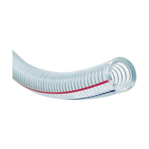 トヨックス 水・油・薬品・エアー用耐圧ホース トヨスプリングホース 内径25mm×外径33mm 長さ50m TSー25ー50 1巻（直送品）