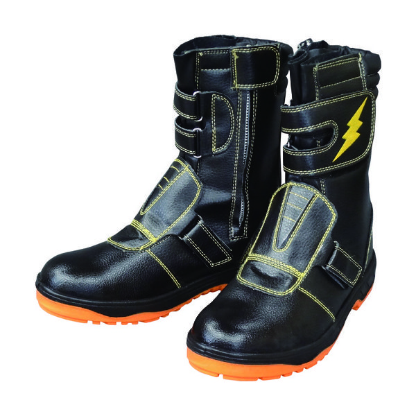 福山ゴム工業 福山ゴム キャプテンプロセフティー 3 ブラック 25.0 CPS3BK-25.0 1足 835-4075（直送品）