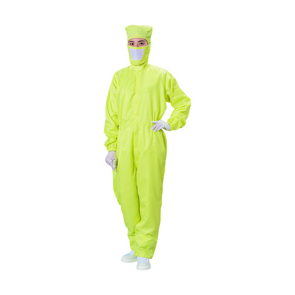 ブラストン BLASTON フード付カバーオールー黄ー4L BSC-11001-Y-4L 1着 810-6372（直送品）