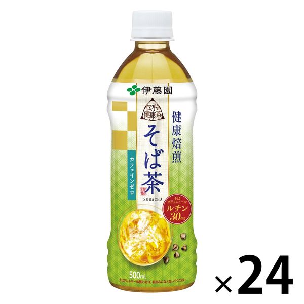 伊藤園　伝承の健康茶　そば茶　500ml　1箱（24本入）