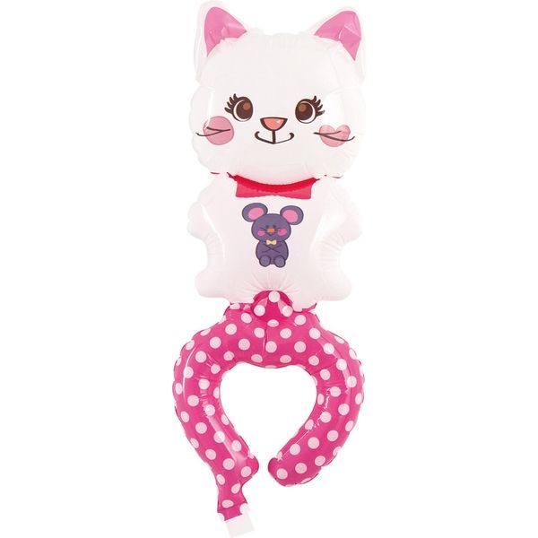 【風船・バルーン】宝興産 うでピタフレンズ ぷりてぃーねこちゃん 0201110006 1セット(10枚入)（直送品）