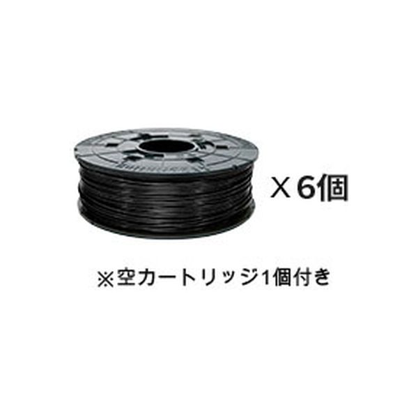 XYZプリンティングジャパン ABSリフィルフィラメント　ブラック同色6個セット　RF10BXJPZ4J 1個（直送品）