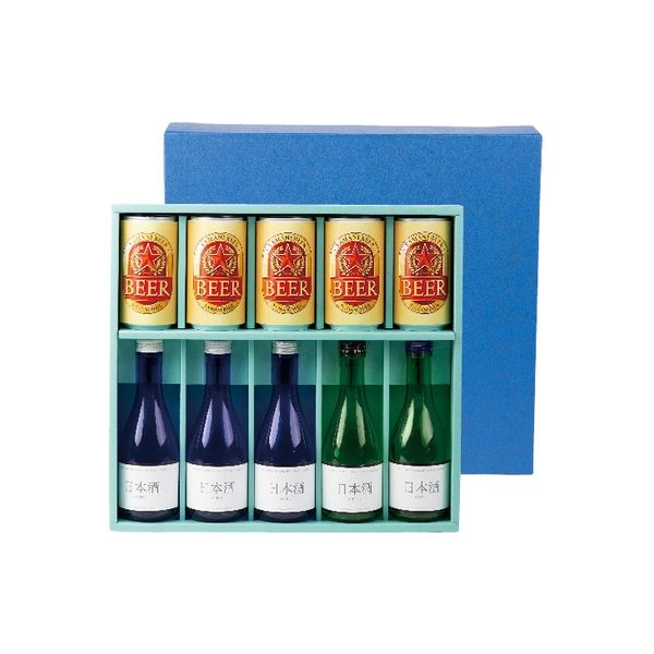 ヤマニパッケージ ３５０ｍｌ缶×５本・３００ｍｌ×５本 K-183-1 １ケース（50枚：各25枚結束胴巻包装）（直送品）