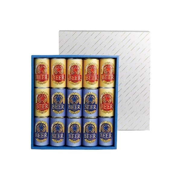 ヤマニパッケージ 缶ビール１５本 K-53 １ケース（50枚：各25枚結束）（直送品）
