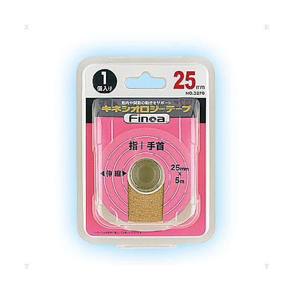 ムトーエンタープライズ B.P.FINOAキネシオロジテープ 25MM 3270 1セット(8個入)（直送品）
