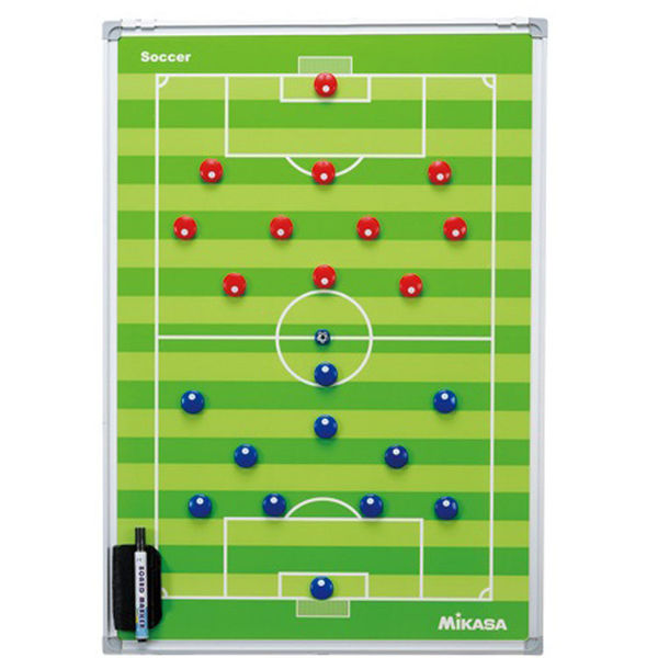 2枚セット　大型作戦ボード　ミカサ　モルテン　サッカー　フットサル　作戦ボード表面フルコート裏面ハーフコート