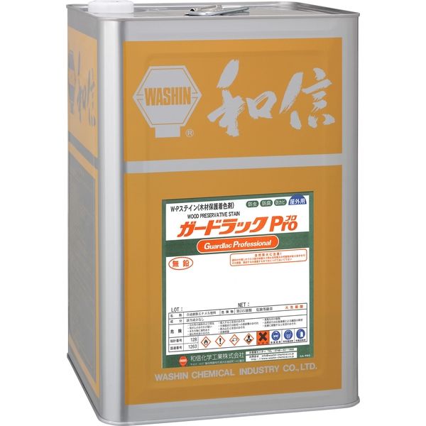 【木材保護塗料】　和信化学工業　ガードラック　Ｐｒｏ（プロ） 58608_16　1缶(16L)（直送品）