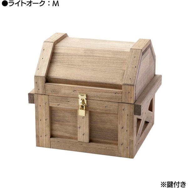 ダンデライオン　海賊宝箱　(M)　ライトオーク　119-13037　1台（直送品）