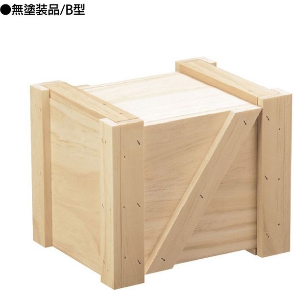 ダンデライオン　白木BOX　(B型)　無塗装　【2台】　119-10302-2　1セット（2台入）（直送品）