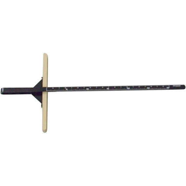 杉野工業 丸鋸定規 ロングヘッドタイプ 樫羽付 300mm #1233 1個 杉野工業 丸鋸定規 ロングヘッドタイプ 樫羽付 300mm #1233 1個
