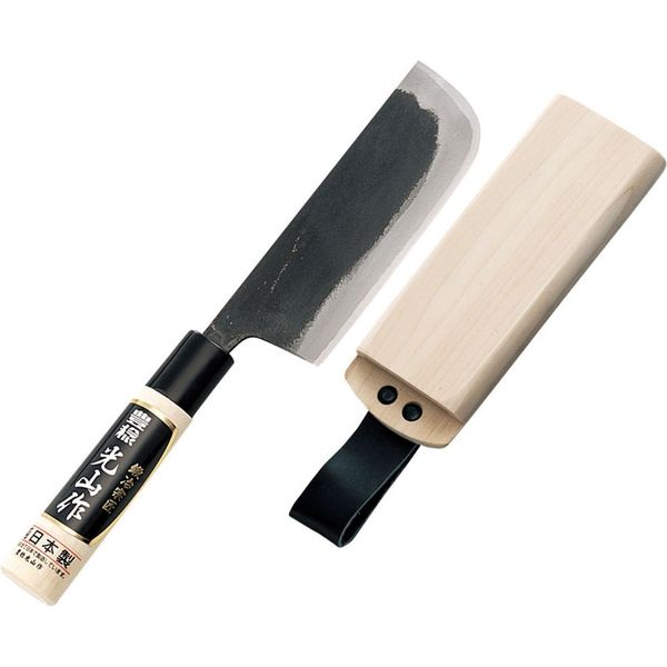 包丁 収穫 黒打 収穫包丁 両刃 木サヤ付 135mm Amazon | 匠作 黒打 収穫包丁（両刃）鋼付 130mm ※野菜の収穫