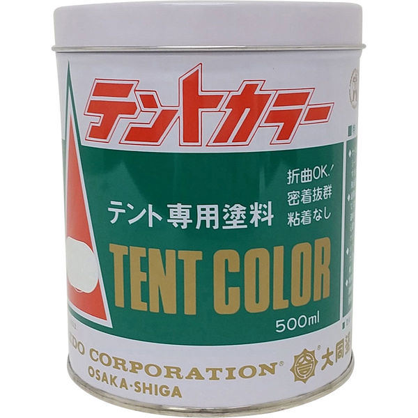 大同塗料  テント・シート用塗料 テントカラー ローズ 500ml 420034 1セット（6缶入）（直送品）