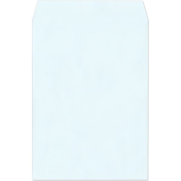 ハート 角２　透けないパステルブルー　100　ヨコ貼 HT-KR0275 1箱（500枚入）（直送品）