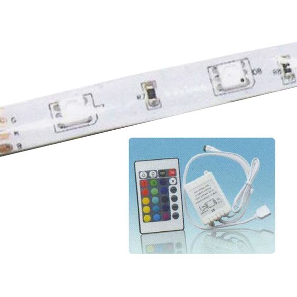 レックス 防水LEDテープRGBマルチカラー5m&RGBコントローラー LM155 1本（直送品）
