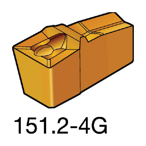 サンドビック T-Max Q-カット 突切り・溝入れチップ N151.2-215-20-4G 1125 572-4155（直送品）
