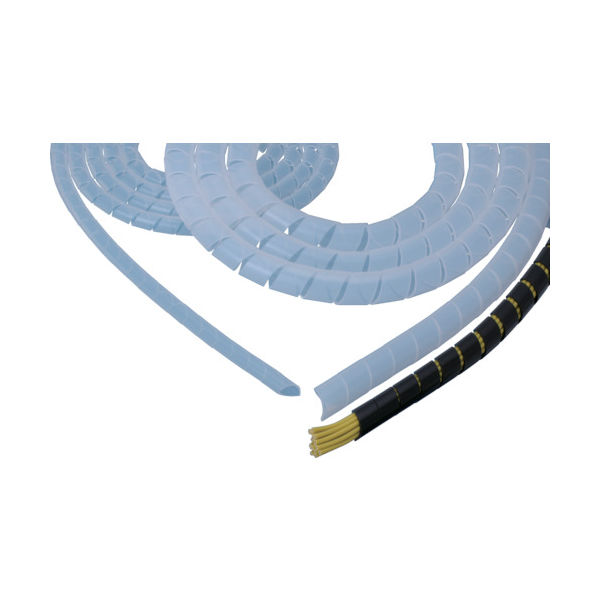 カメダデンキ カメダ スパイラルチューブ KSSー2 1セット(100m) 826-5565（直送品）