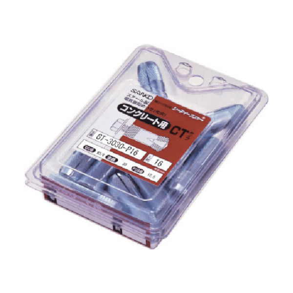 サンコーテクノ サンコー テクノ サンディールパックGTタイプ スチール製インチねじ(16本入) GT-3030-P16 1パック(16本)（直送品）