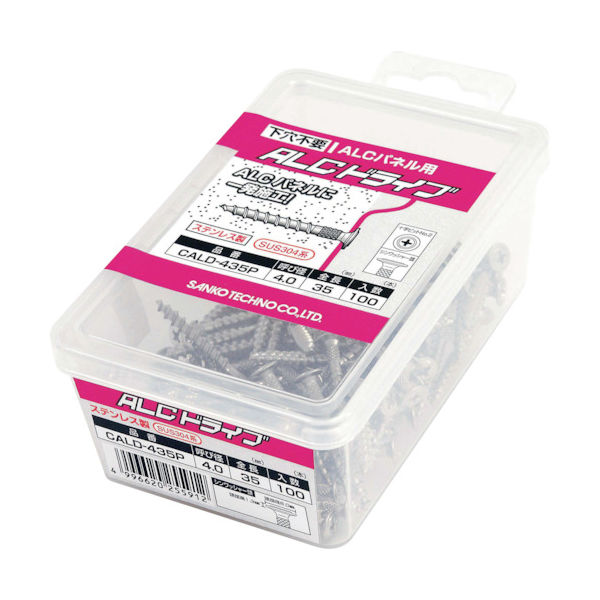 サンコーテクノ サンコー テクノ ALCドライブ CALDタイプ ステンレス製 (50本入) CALD-660P 1パック(50本)（直送品）