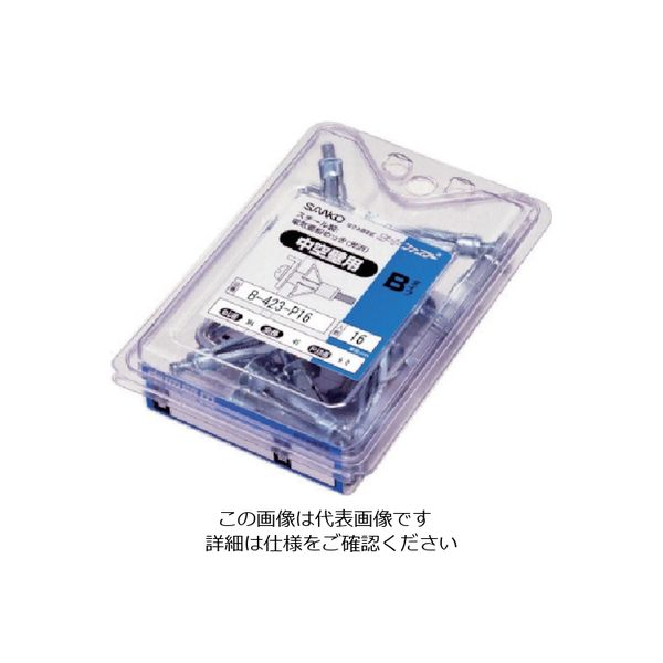 サンコーテクノ サンコー テクノ ボードファスナーBタイプ スチール製 パック品 (16本入) B-423-P16 1パック(16本)（直送品）