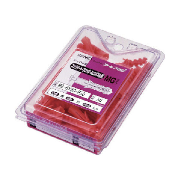 サンコーテクノ サンコー テクノ サンディールパックMGタイプ ナイロン製 パック品(50本入) MG-6X30-P50 1パック(50本)（直送品）