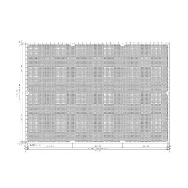 サンハヤト ユニバーサル基板 325×460mm 穴径0.9φ ICB1000G 1枚 816-3106（直送品）