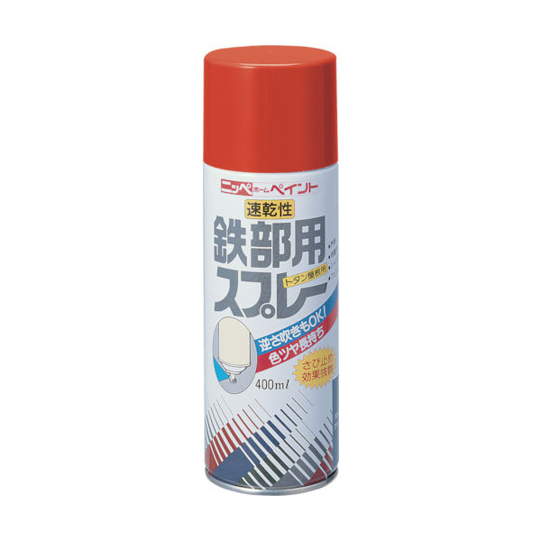 ニッペホームプロダクツ ニッぺ 鉄部用・トタン屋根用スプレー 400ml レッド HR3115 4976124301506 1本（直送品）