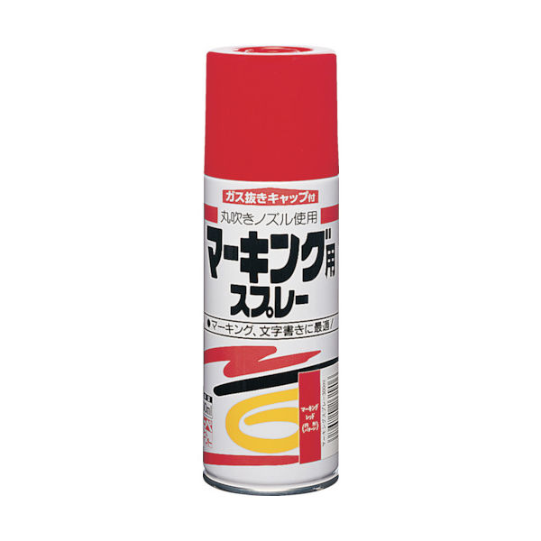 ニッぺ マーキングスプレー 300ml マーキングレッド HRD022ー300 4976124262906 1本(300mL)（直送品）