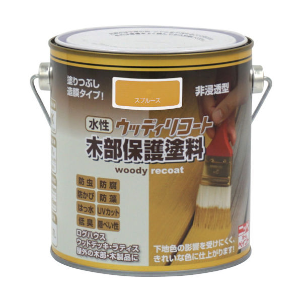 ニッペホームプロダクツ ニッぺ 水性ウッディリコート 0.7L スプルース 300N001ー0.7 4976124548901 1缶（直送品）