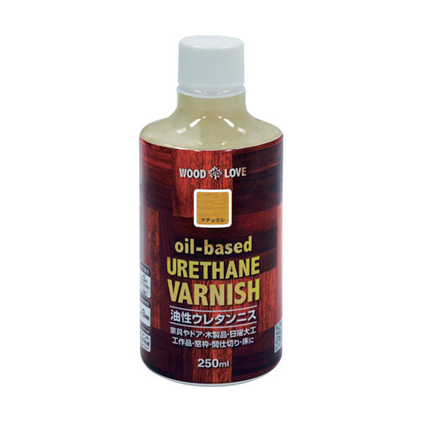 ニッペホームプロダクツ ニッぺ 油性ウレタンニス 250ml ナチュラル 300N041-250 1本 859-8420（直送品）