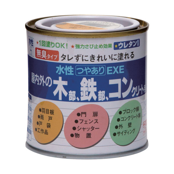 ニッペホームプロダクツ ニッぺ 水性つやありEXE 0.2L レッド HSU107ー0.2 4976124420702 1缶（直送品）