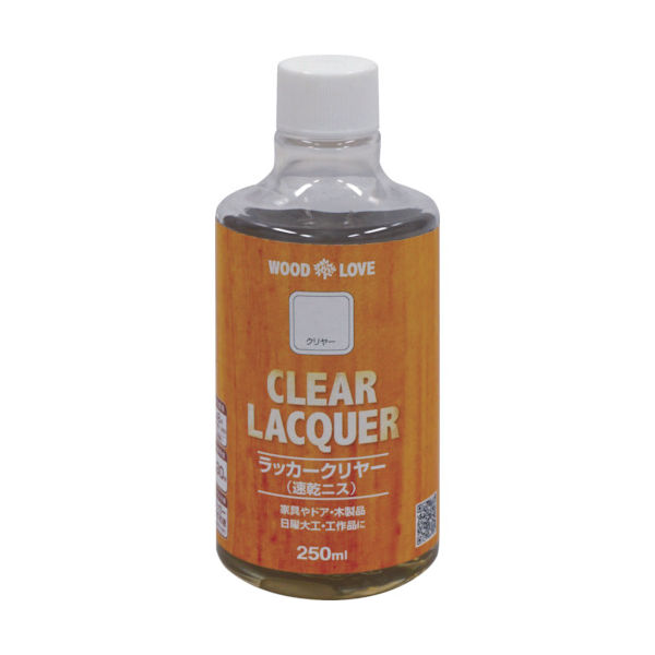 ニッペホームプロダクツ ニッぺ ラッカークリヤー 250ml クリヤー 300N081ー250 4976124516856 1本（直送品）