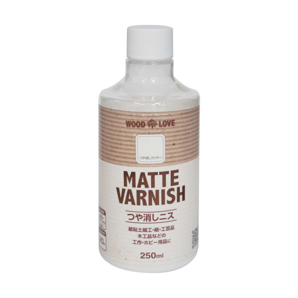 ニッペホームプロダクツ ニッぺ 水溶性 つや消しニス 250ml つや消しクリヤー 300N096ー250 4976124516900 1本（直送品）