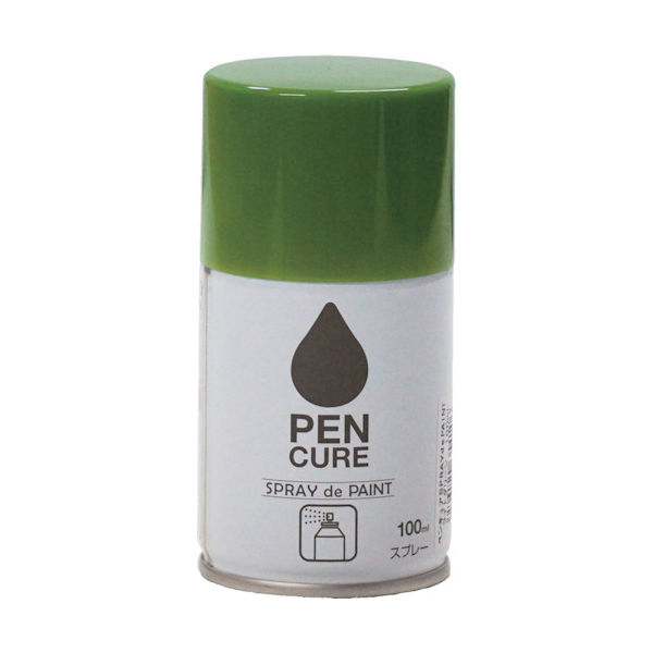ニッぺ ペンキュア SPRAY de PAINT 100ml ライトグリーン HB012ー100 4976124354106 1本（直送品）